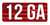 MTM Ammo Caliber Labels 12 Gauge Red 8-Pack