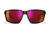 Wiley X Men's Sierra Sunglasses Gloss Black Frame Red Mirror Lens