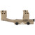 Warne QD Extended Skeleton 1-Piece Cantilever Picatinny Scope Mount 34mm Rings Dark Earth