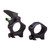 34MM 1.00'' SCOPE RINGS WITH PICATINNY RAIL