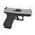 Glock 43x Subcompact Handgun 9mm Luger 10/rd Magazines (2) 3.41" Barrel Black Frame Silver Slide Night Sights Austria