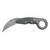 CRKT Provoke Compact Assisted Opening Pocket Knife 2.26" Hawkbill D2 Stonewashed Blade Aluminum Handle Gray