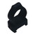 Unknown Brand 1 Inch High Aluminum Scope Rings Black