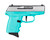 SCCY DVG-1 9mm Luger Pistol 3.1" Barrel 10+1 Round Stainless Slide Blue Frame (Flat Trigger, 5.5lb Trigger Pull)