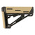 Hogue AR-15 Stock Mil-Spec Rubber Black (Beard Friendly, 6-Position OverMolded Design)