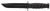 Ka-Bar Short Fixed Blade Knife 5.25" Serrated Blade Kraton Handle Black