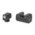 Rival Arms Tritium Night Sight Set for Glock 17/19 White