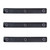 Slate Black Industries Slate Grips M-LOK Panels 3-Slot Black 3-Pack