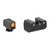 Rival Arms Tritium Night Sights Orange for Glock Double Stack