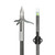 Muzzy Lighted Carbon Fish Arrow with Iron Barb 3-Blade