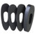 1/4'' SPACER BLACK RUBBER