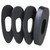 1/4'' SPACER BLACK RUBBER