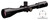 BLEMISHED Burris 3-12x50mm Xtreme Tactical Scope Illum. Ballistic Mil-Dot Reticle Matte Side PA