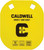Caldwell Target Gong 5 Inch Steel Target Yellow