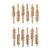BRONZE PISTOL BRUSH, 9MM/38/357 CALIBER, 8-32M, 12 PACK