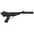Hatsan Model 25 SuperCharger QE Air Pistol, .177 Caliber, Black