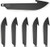 Outdoor Edge Blade Pack Fixed Blade Knife 2.2" Drop Point Black Blade