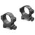 Leupold Country Cross-Slot 30mm Scope Rings Matte Black Low