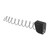 FIREPOWER BASE PAD KIT FOR GLOCK~, FLAT BLACK