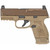 FN America 509C 9mm Luger Pistol 3.70" Barrel 12+1 Round Flat Dark Earth