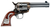 Cimarron Man With No Name 45LC Revolver 4.75" Blue Barrel 6 Round Walnut Grip with Inlaid Snake