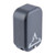 BASE PAD +3/+4 FOR GLOCK~ 17/22, TITANIUM GRAY