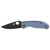 Spyderco Tenacious TI Pocket Knife 3.35" Blue Handle