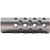 MUZZLE BRAKE .865 22 CALIBER 5/8-24 SS SILVER