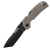 Cold Steel Engage Pocket Knife 3" Tanto Plain Black PVD Stonewashed 4116 SS Blade 4.11" Flat Dark Earth GFN Handle