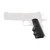 Hogue 1911 Government Grips Finger Grooves Black
