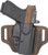 VersaCarry Insurgent OWB Holster Polymer Brown Shield Thumb Break