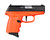SCCY DVG-1RD 9mm Luger Pistol 3.1" Barrel 10+1 Round Black Slide Orange Frame