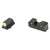 XS Sights R3D 2.0 Handgun Sight Set Glock 43 Green (Tritium Front Sight, Black Nitride Finish)