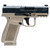 Century Arms Canik Mete MC9L 9mm Luger Pistol 3.18" Barrel 17+1 Round Black Slide FDE Frame