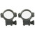 Burris Deluxe Solid Steel .22 Rings 1" High 0.95" Actual Height - Matte (3/8" Grooved Receivers)