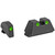Meprolight Tru-Dot Sight Set Glock 9mm/40 Suppressor Height Green