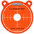 Champion Center Mass AR500 8-Inch Gong Steel Target Orange