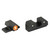 XS Sights R3D Night Sights Orange for Springfield Hellcat OSP, XD-S OSP