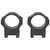 Warne Maxima Horizontal 30mm Scope Rings Matte Black High