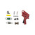 Apex Tactical Specialties Flat-Faced Forward Set Trigger Kit for M&P M2.0 Red