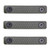 Slate Black Industries Slate Grips M-LOK Panels 2-Slot Olive Drab 3-Pack