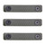 Slate Black Industries Slate Grips M-LOK Panels 2-Slot Olive Drab 3-Pack