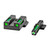 Hi-Viz LiteWave H3 Sight Set for Smith & Wesson 9EZ Steel