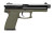 Heckler & Koch Mark 23 45 ACP Pistol 5.87" Threaded Barrel 12+1 Rounds Green Frame