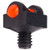 Marble Arms Shotgun Front Bead Sight .070" Diameter 3-56 Thread 3/32" Shank Orange