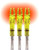 Lumenok Lighted Arrow Nock Orange 3PK (Fits .245 ID Arrows)