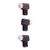 STD BEAD, 1/8'' 6-48 TPI, 9/64'' SHANK, WHITE, 3-PAK