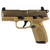 FN 502 MRD .22 LR Pistol 4" Barrel 10+10 Round Flat Dark Earth