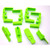 Hexmag AR-15 Magazine Follower Zombie Green 4 Pack