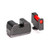 Tag Precision Iron Sights Glock 17/19/22/23 9mm/.40 S&W (Fiber Optic Front Sight)